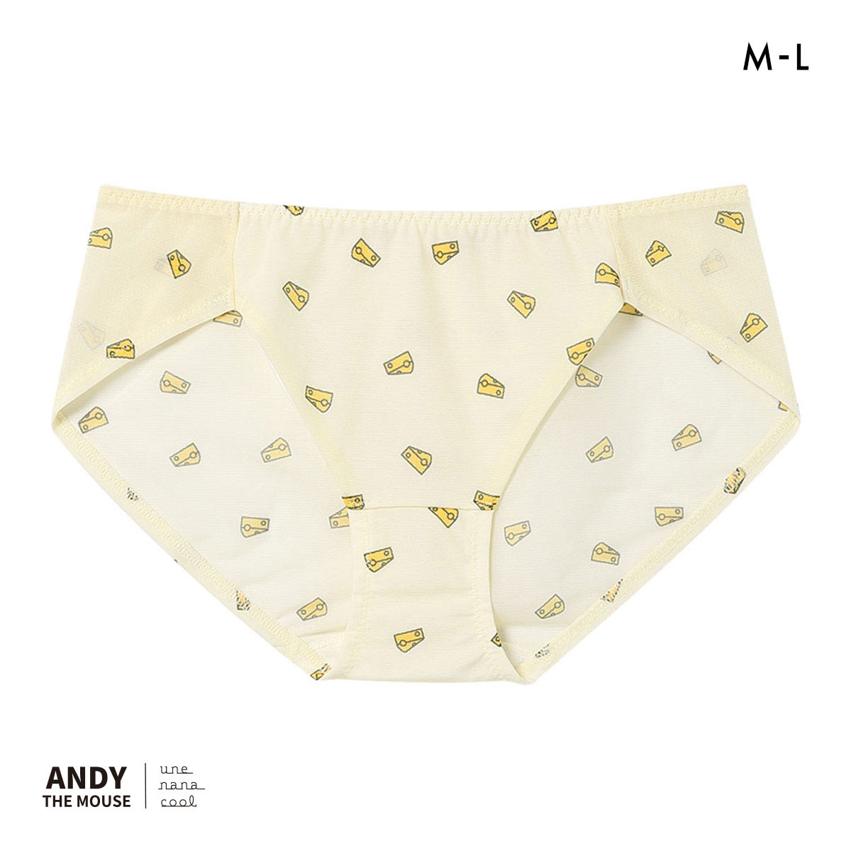 ウンナナクール MADE WITH ねずみのANDY 364シンプル ショーツ 364 une nana cool(YE-イエロー-M)