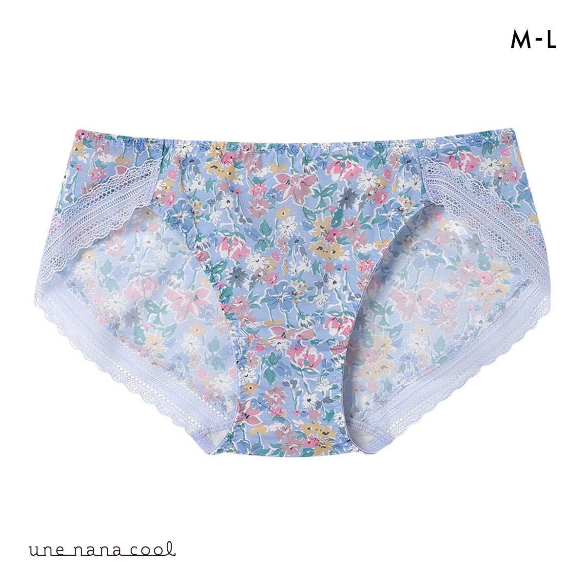ウンナナクール MADE WITH LIBERTY FABRIC 364 ショーツ スタンダード une nana cool(LBU-薄ブルー-M)