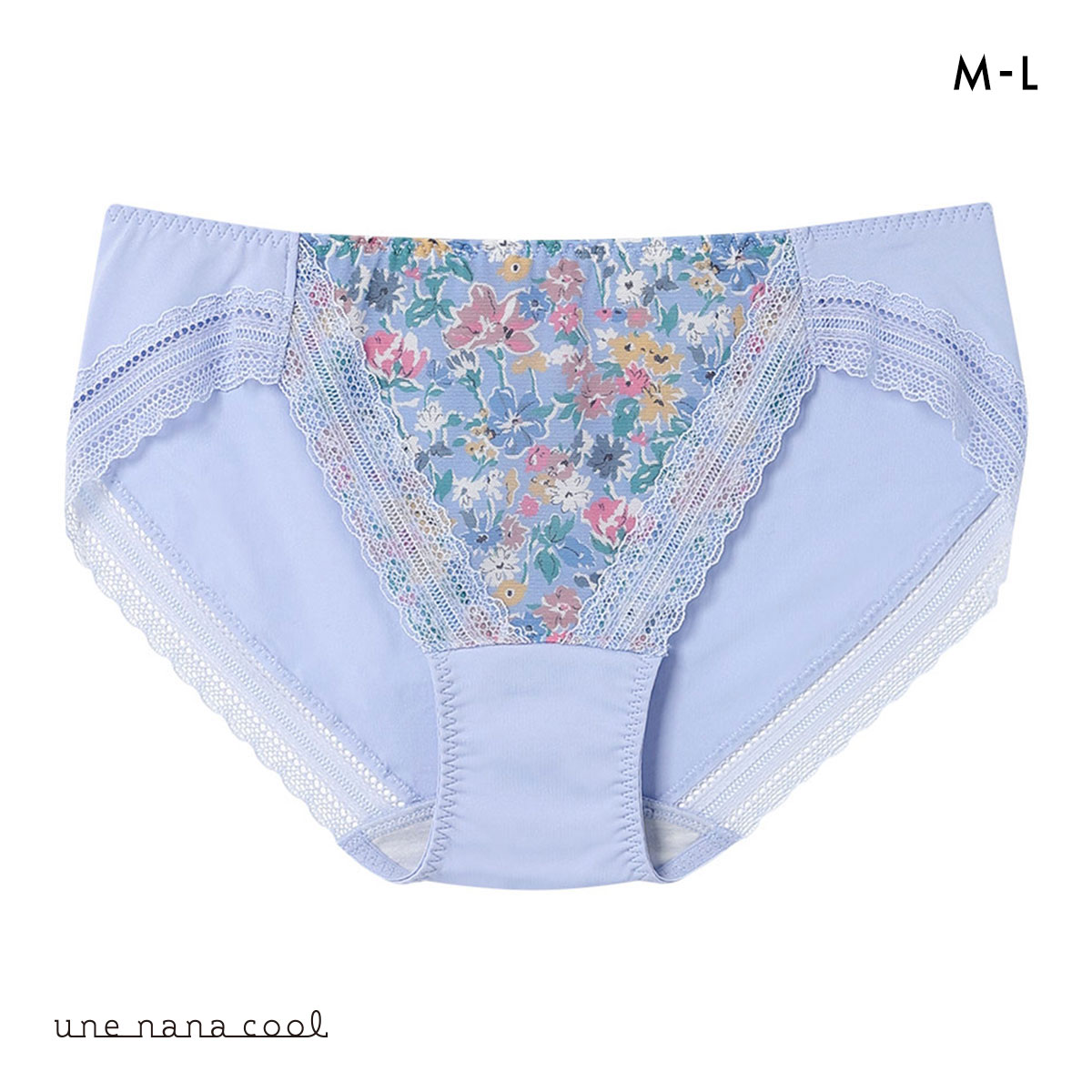 ウンナナクール MADE WITH LIBERTY FABRIC 364 ショーツ スタンダード une nana cool(LBU-薄ブルー-M)