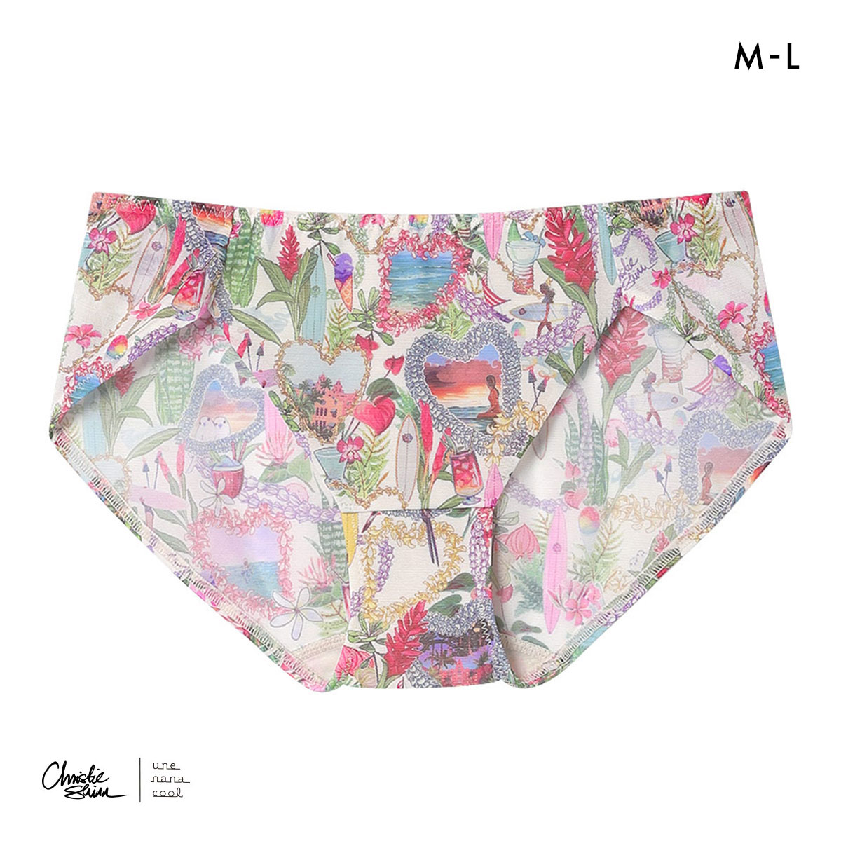 ウンナナクール MADE WITH Christie Shinn 364シンプル ショーツ une nana cool(RP-ロマンピンク-M)
