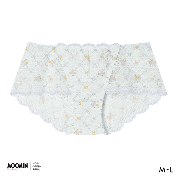 ウンナナクール MOOMIN × une nana cool 364 レース リニューアル 総レースショーツ スタンダード ムーミン ショーツ