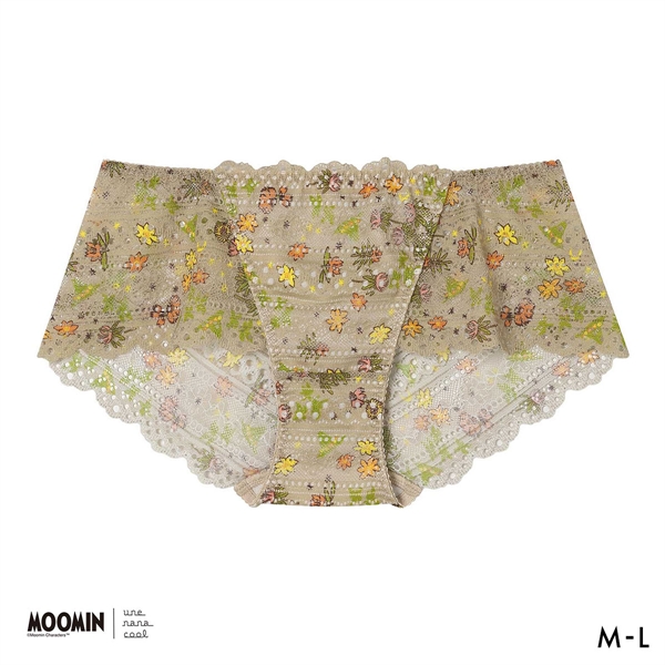 ウンナナクール MOOMIN × une nana cool 364 レース リニューアル 総レースショーツ スタンダード ムーミン ショーツ