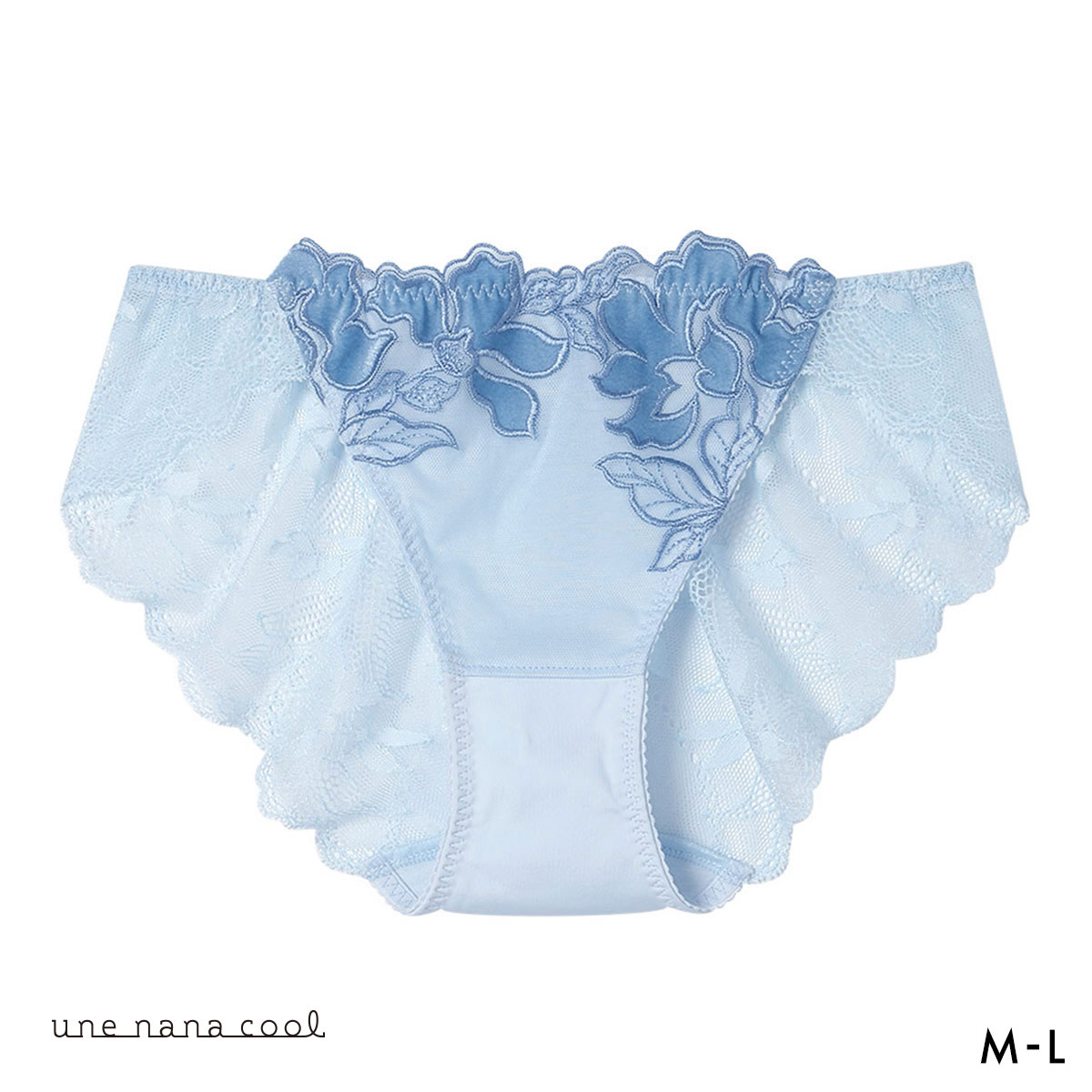 ウンナナクール ベロアのレースが特別感を演出 クリスマス レースショーツ バックレース une nana cool