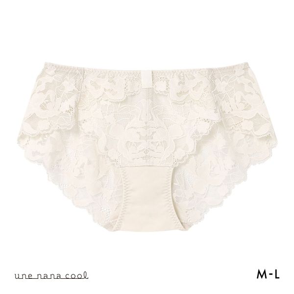 ウンナナクール リボンブラレース バックレース ショーツ une nana cool