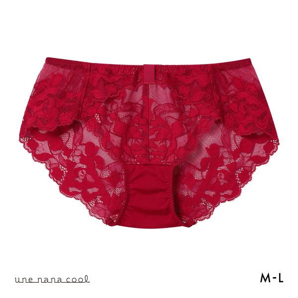 ウンナナクール リボンブラレース バックレース ショーツ une nana cool