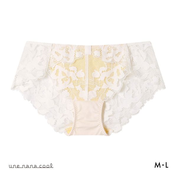 ウンナナクール リボンブラレース バックレース ショーツ une nana cool