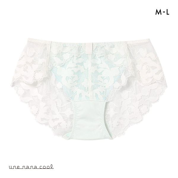 ウンナナクール リボンブラレース バックレース ショーツ une nana cool