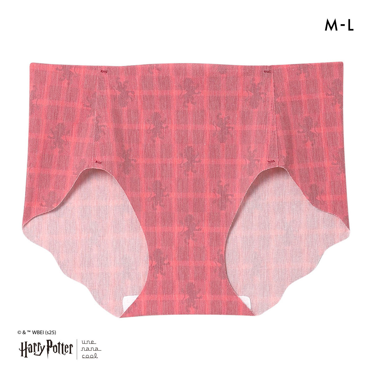 ハリー・ポッター × ウンナナクール Harry Potter 綿混 フラット仕上げ ショーツ une nana cool(EN-エンジ-M)