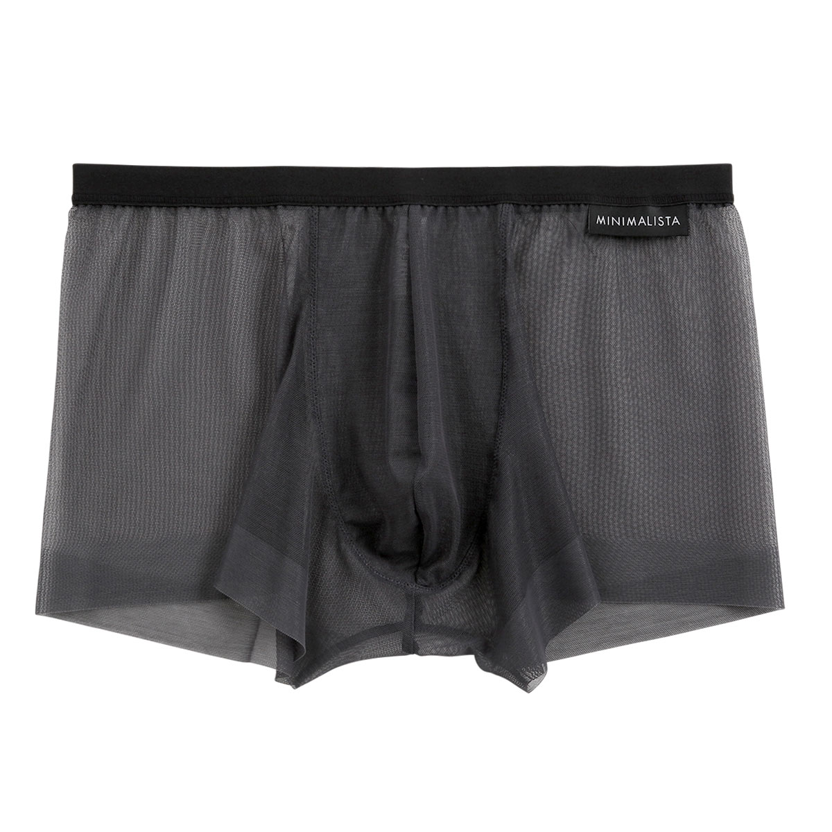 MINIMALISTA HOMME ムレないボクサーパンツ 前閉じ メンズ M L LL 涼しい 超極薄 メッシュ ミニマリスタ オム フロリナヴォーテ(CGY-チャコールグレー-M)