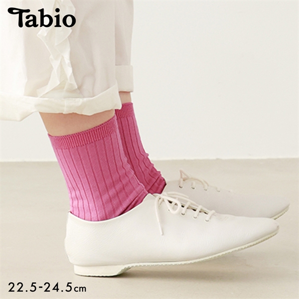 タビオ Tabio 薄手6×2リブショートソックス 靴下 定番 レディース 日本製