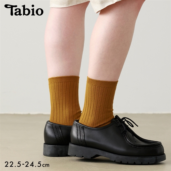 タビオ Tabio 薄手6×2リブショートソックス 靴下 定番 レディース 日本製