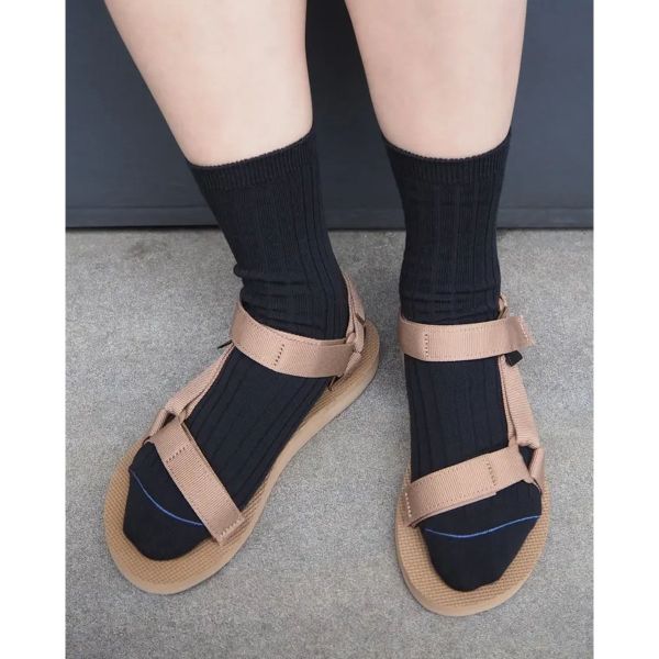 タビオ Tabio 薄手6&#215;2リブショートソックス 靴下 定番 レディース 日本製