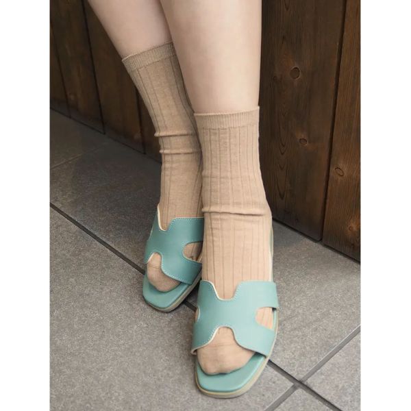 タビオ Tabio 薄手6×2リブショートソックス 靴下 定番 レディース 日本製