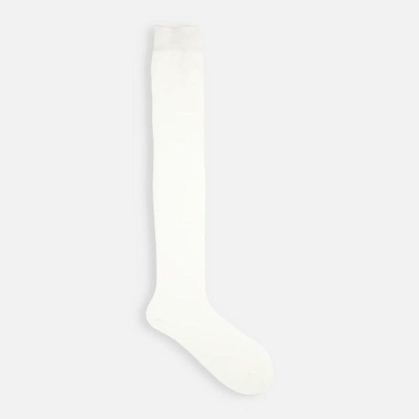 タビオ Tabio 無地ニーハイソックス 綿混 靴下 ひざ上丈 レディース 日本製 22.5-24.5cm