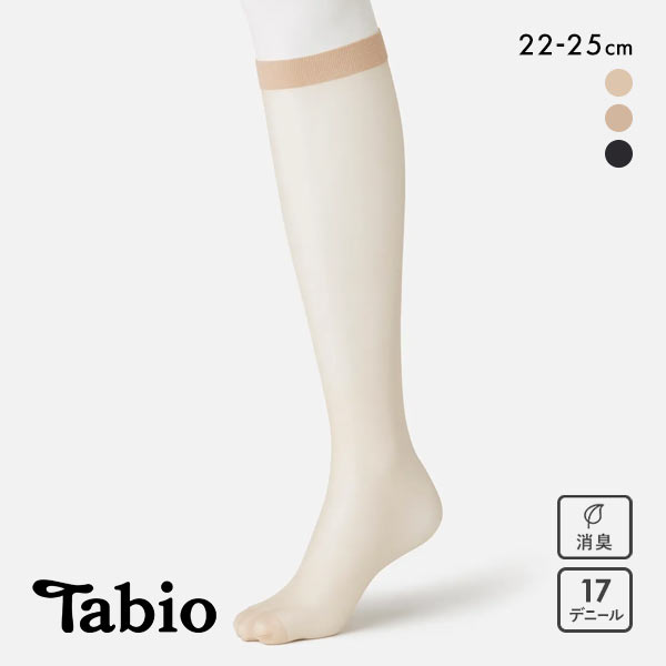 タビオ Tabio 美しい素肌感ハイソックス丈ストッキング ショートストッキング ゴム口ソフト レディース 日本製 22.0-25.0cm