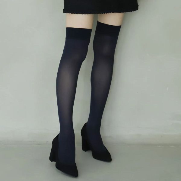 タビオ Tabio 40デニールオーバーニー ソックス 靴下 ひざ上丈 上品な透け感 消臭 レディース 日本製 22.0-25.0cm
