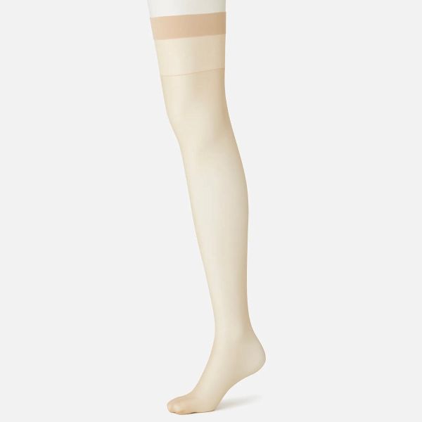 タビオ Tabio 美しい素肌感サイハイソックス丈ストッキング ひざ上丈 伝線しにくい レディース 日本製 22.0-25.0cm