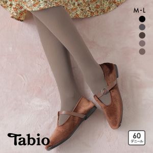 タビオ 60デニール プレミアムタイツ M-L リッチな履き心地 なめらか レディース 日本製 Tabio