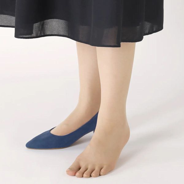 タビオ Tabio 5本指ストッキング パンスト 指先メッシュ 伝線しにくい レディース 日本製 M-L