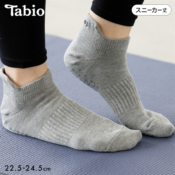 タビオ 【快脚Labo】 フィットネス 刺繍アーチゴムスニーカー丈ソックス スポーツ 靴下 レディース 日本製 Tabio