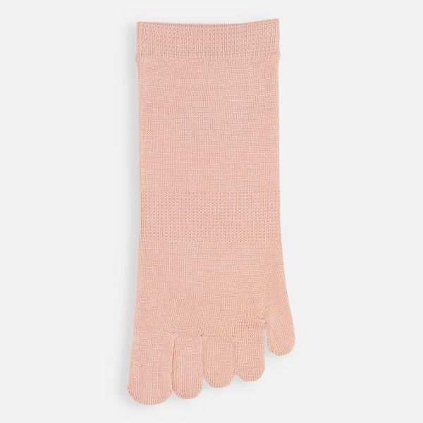 タビオ Tabio LEG LABO シルクの5本指ソックス 靴下 アンクル丈 シルク混 吸放湿 レディース 22.5-24.5cm 日本製