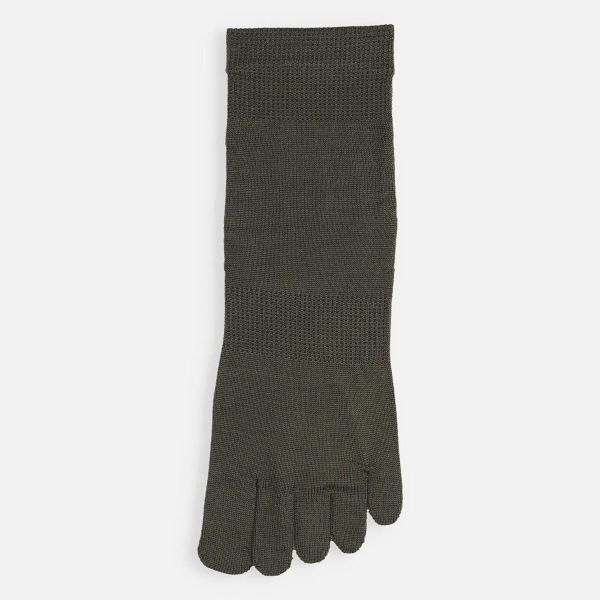 タビオ Tabio LEG LABO シルクの5本指ソックス 靴下 アンクル丈 シルク混 吸放湿 大きいサイズ 24-26cm 日本製