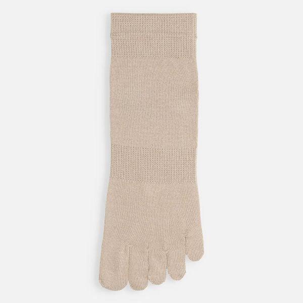 タビオ Tabio LEG LABO シルクの5本指ソックス 靴下 アンクル丈 シルク混 吸放湿 大きいサイズ 24-26cm 日本製
