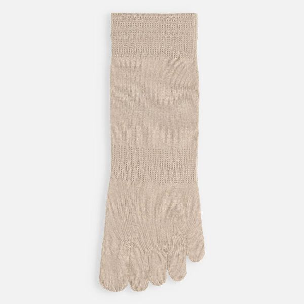 タビオ Tabio LEG LABO シルクの5本指ソックス 靴下 アンクル丈 シルク混 吸放湿 大きいサイズ 24-26cm 日本製