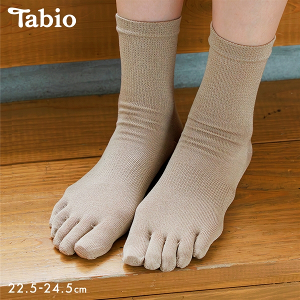 タビオ Tabio LEG LABO シルクの5本指ソックス 靴下 シルク混 吸放湿 レディース 22.5-24.5cm 日本製