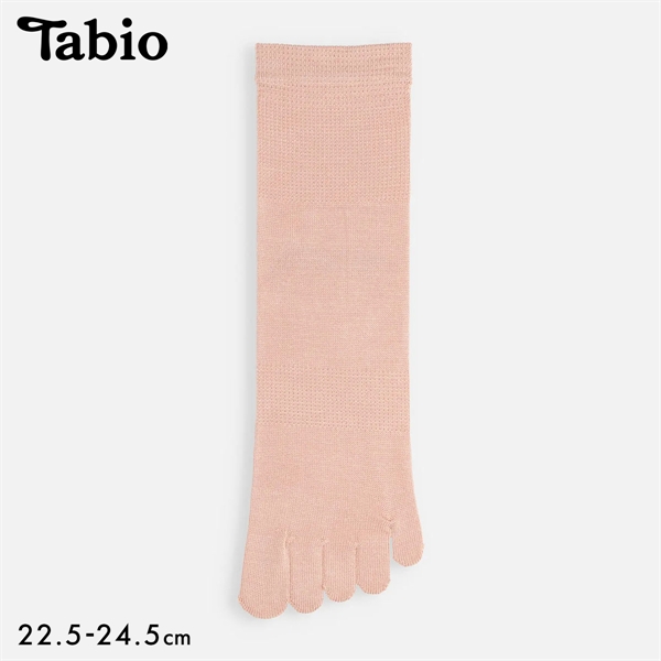 タビオ Tabio LEG LABO シルクの5本指ソックス 靴下 シルク混 吸放湿 レディース 22.5-24.5cm 日本製