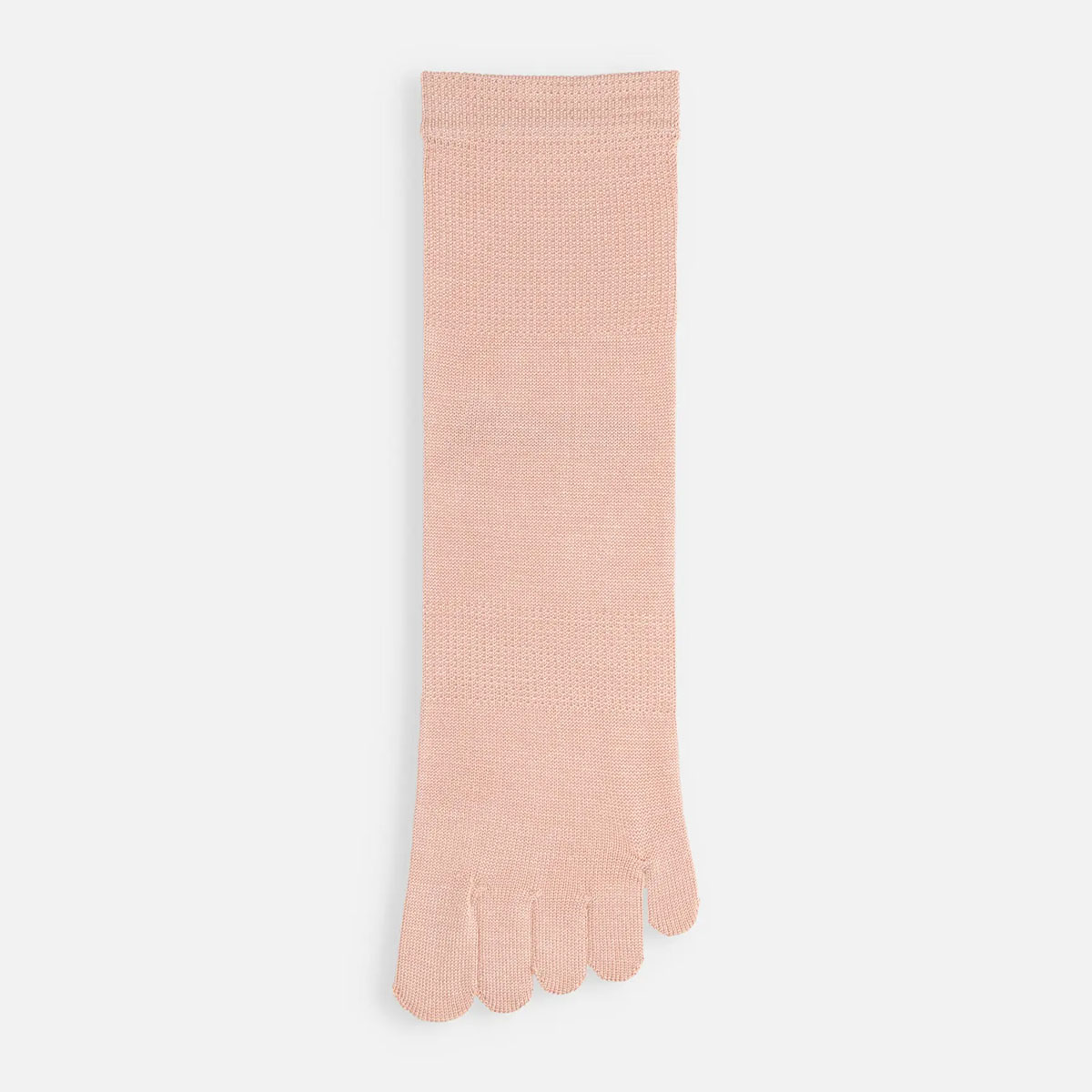 タビオ Tabio LEG LABO シルクの5本指ソックス 靴下 シルク混 吸放湿 レディース 22.5-24.5cm 日本製(PI-ピンク-22.5-24.5cm)