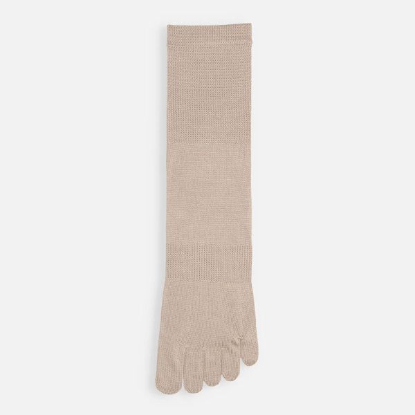 タビオ Tabio LEG LABO シルクの5本指ソックス 靴下 シルク混 吸放湿 大きいサイズ 24-26cm レディース 日本製