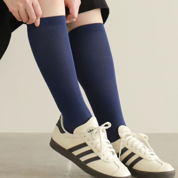 タビオ 毎日履く綿着圧ソックス 脚ラク 靴下 消臭 日本製 Tabio 美脚labo