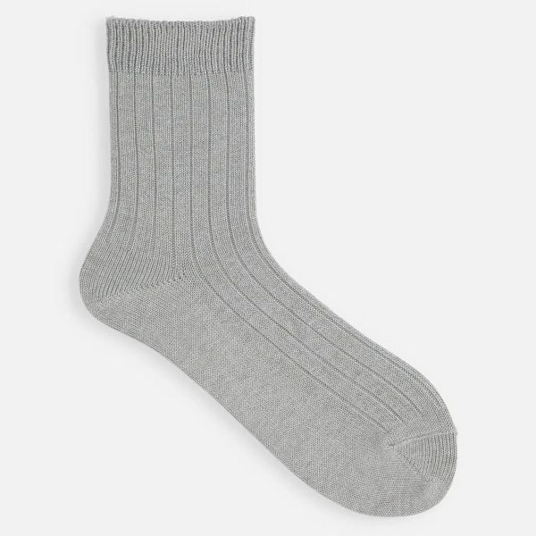 タビオ Tabio ローゲージ5&#215;1リブソックス 靴下 上品大人カラーリブソックス レディース 日本製