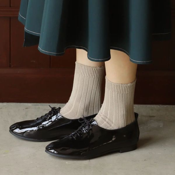 タビオ Tabio ローゲージ5&#215;1リブソックス 靴下 上品大人カラーリブソックス レディース 日本製