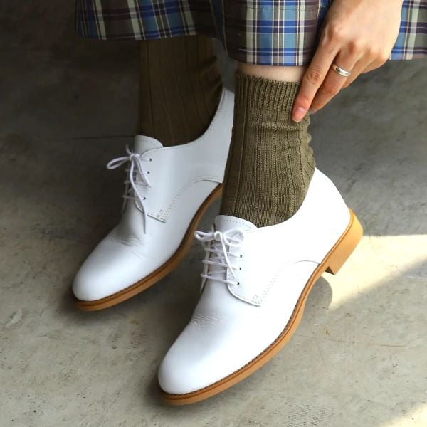 タビオ Tabio ローゲージ5&#215;1リブソックス 靴下 上品大人カラーリブソックス レディース 日本製