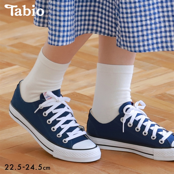 タビオ Tabio オールシーズン履けるカラフルソックス 靴下 定番 レディース 日本製(OW-オフホワイト-22.5-24.5cm)