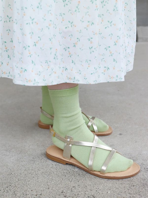 タビオ Tabio オールシーズン履けるカラフルソックス 靴下 定番 レディース 日本製