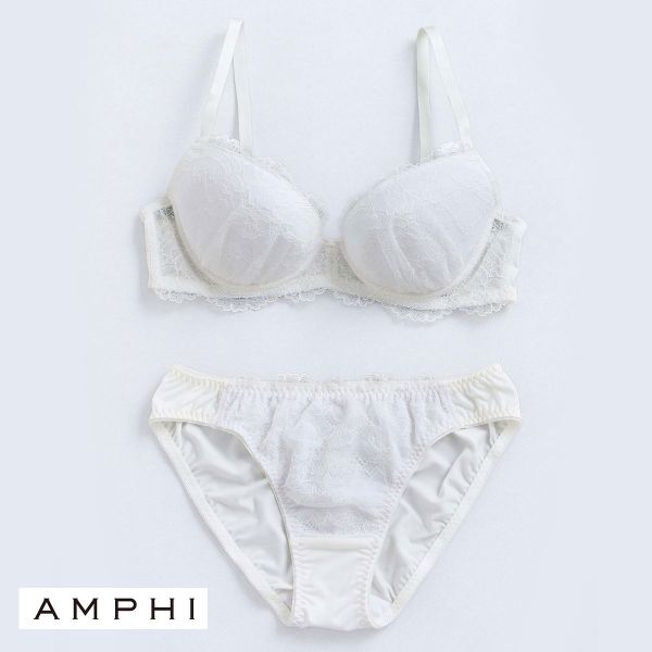 アンフィ AMPHI 推し活にもオススメ♪多彩なカラーバリエーション！ ブラ＆ショーツセット ABCDE