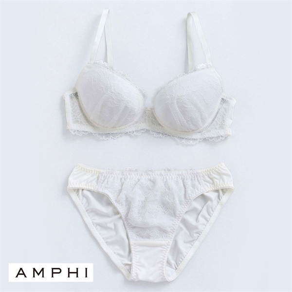 アンフィ AMPHI 推し活にもオススメ♪多彩なカラーバリエーション！ ブラ＆ショーツセット ABCDE