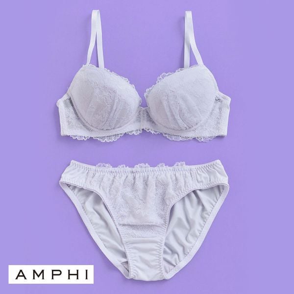 アンフィ AMPHI 推し活にもオススメ♪多彩なカラーバリエーション！ ブラ＆ショーツセット ABCDE