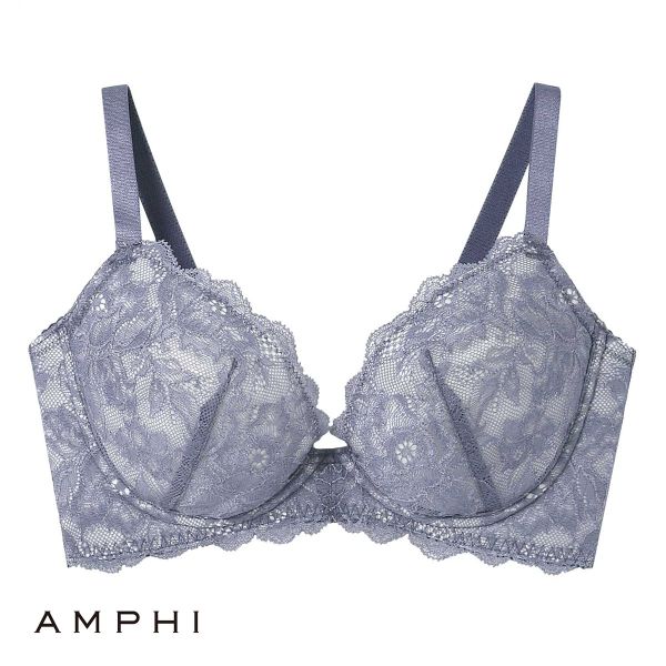 アンフィ AMPHI グラマラス＆リッチな谷間をメイクする グラマリッチブラ ダブル盛タイプ 3/4カップブラ 単品