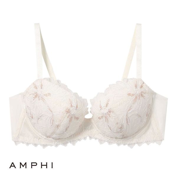 アンフィ AMPHI 長時間、バストをしっかりホールド ホールドデイブラ Hold Day Bra ブラジャー 3/4カップ 脇高 WEB限定 単品