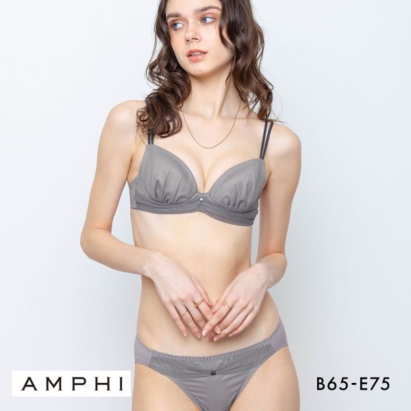 アンフィ ブラ＆ショーツセット チュール まる胸メイク BCDE ブラジャー ショーツ セット AMPHI BCC238