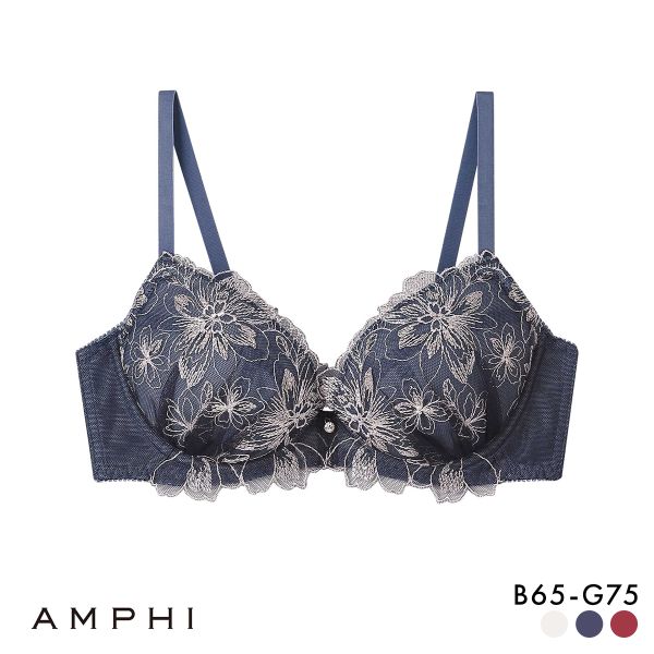 アンフィ 自然なまるみ 整える機能のブラ ブラジャー BCDEFG BLH311 AMPHI 大きいサイズ