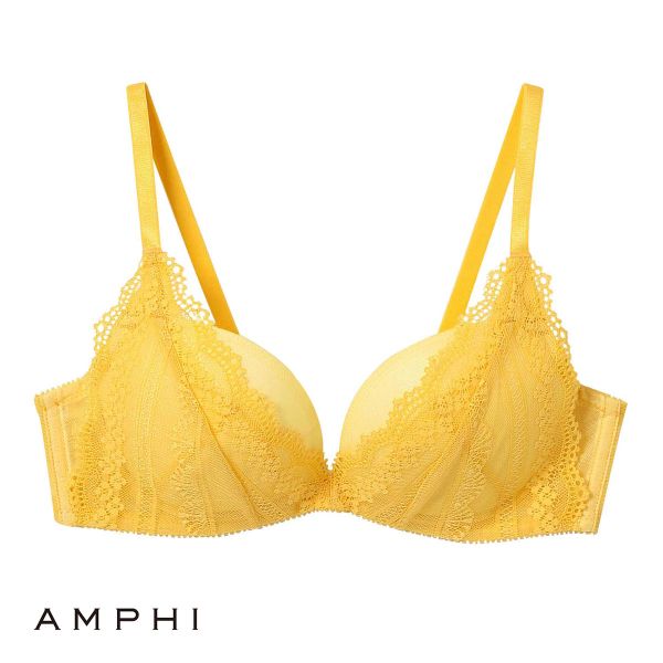 アンフィ AMPHI 寄せて谷間メイク L字ワイヤーブラ ブラジャー 3/4カップ BCDEFG 大きいサイズ BLH395 単品