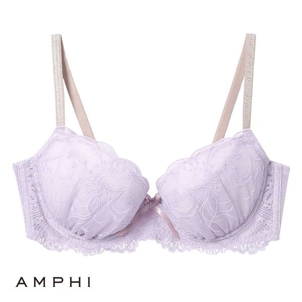 アンフィ AMPHI 脇スッキリ 寄せる機能のブラ ブラジャー 3/4カップ EFGH 大きいサイズ BLH396 単品