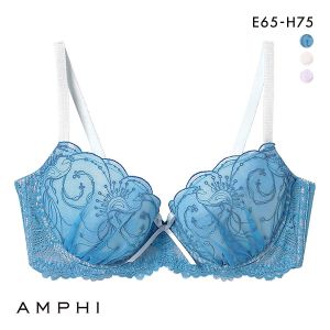 アンフィ AMPHI 脇スッキリ 寄せる機能のブラ ブラジャー 3/4カップ EFGH 大きいサイズ BLH396 単品