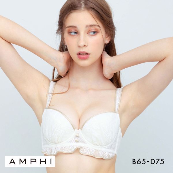 アンフィ AMPHI 脇スッキリ 寄せる機能のブラ ブラジャー 3/4カップ BCD BLH398