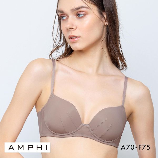 アンフィ NAILS INC×AMPHI ブラジェニック アウターにひびきにくい ブラジャー ノンワイヤー スムージング BMI245 AMPHI